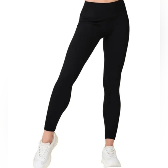 Lemon Ribbed Leggings 2-Pack Women's Size Small Black New In Box - Picture 3 of 11